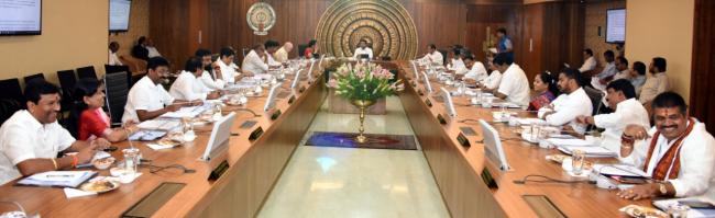 Pictures | AP CM YS Jagan Cabinet Meeting With Ministers
